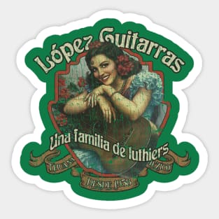 López Guitarras 1938 Sticker